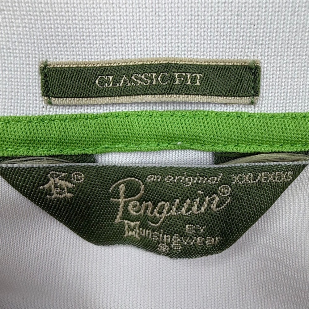 Penguin Mens XXL Polo Shirt Micro Check Golf preppy stitch fix casual leisure - Picture 4 of 9